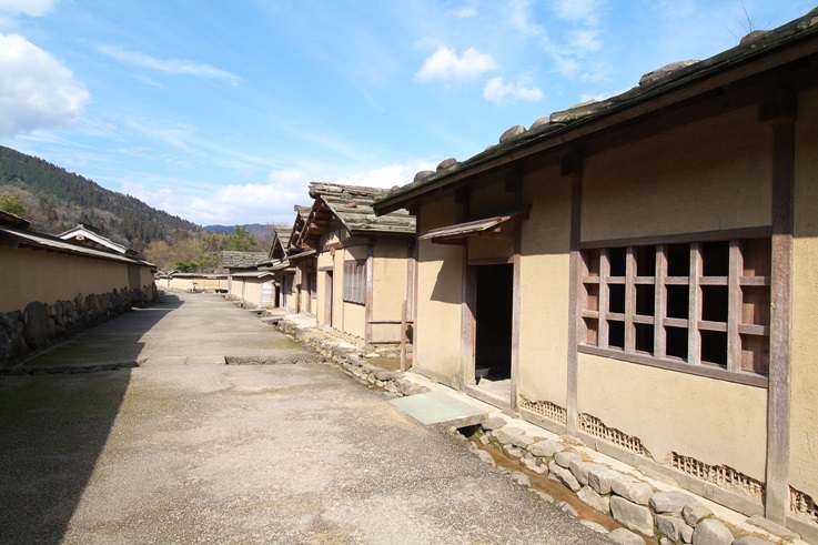 復元した町並み